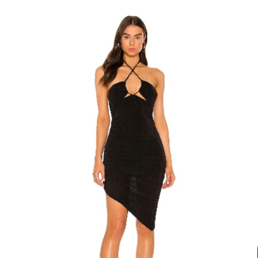 Black Asymmetrical Dress